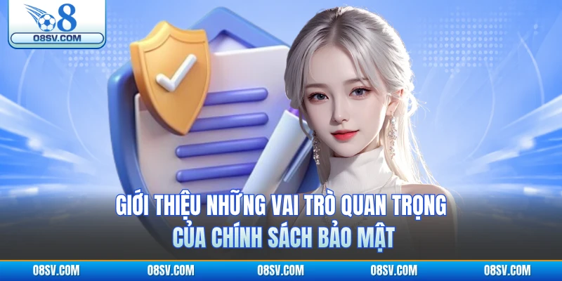 Giới thiệu những vai trò quan trọng của chính sách bảo mật