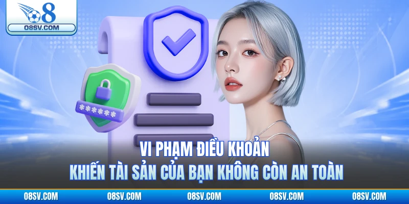 Vi phạm điều khoản khiến tài sản của bạn không còn an toàn
